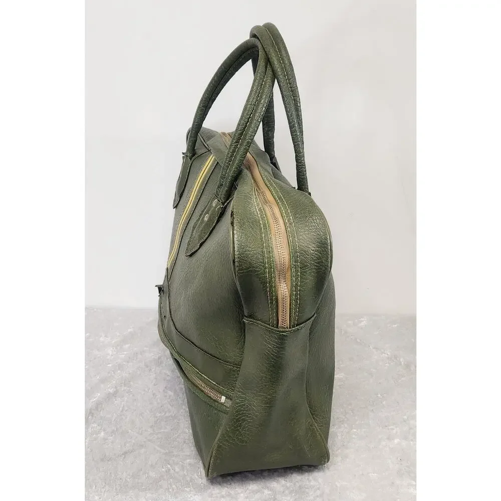 Vintage FLITE-LINE Retro Green Flight Attendant Bag